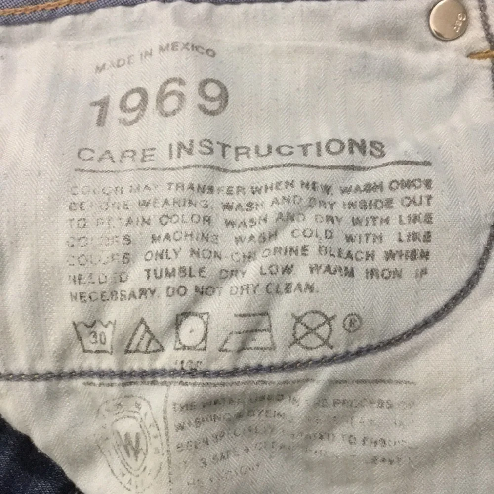 GAP 1969 Real Straight Dark Indigo Wash Jeans Size 27 / 4a